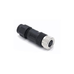 Connecteur femelle M8, 3 pol.,   IP67, 4A, non-blindé